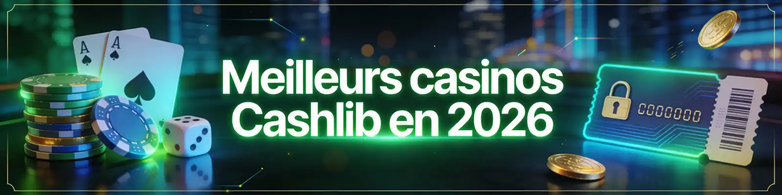 Meilleurs casinos Cashlib en 2026
